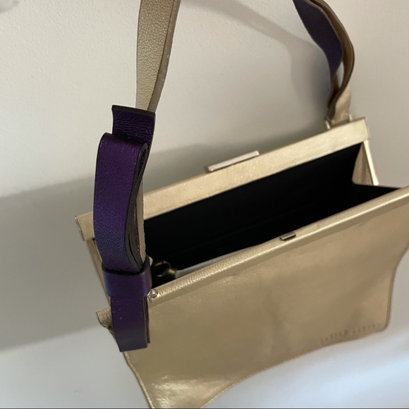 Vintage miu miu square handbag with bow - Picture 5 of 16